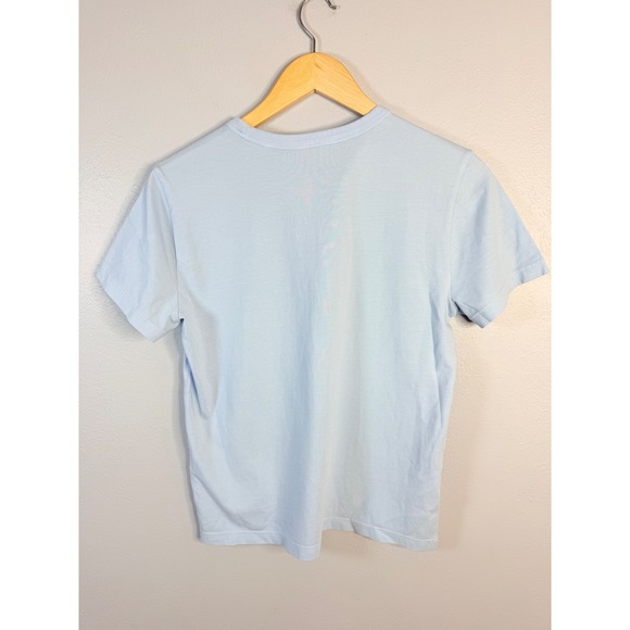 Madewell The‎ Perfect Crewneck Tee in Allday Jersey Light Pool XS NWT - Picture 6 of 6